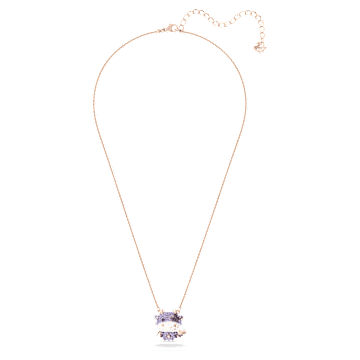 Little 链坠, 牛, 紫色, 镀玫瑰金色调 - Swarovski, 5599162
