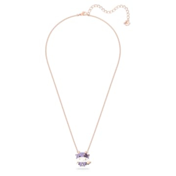 Little pendant, Ox, Purple, Rose gold-tone plated - Swarovski, 5599162