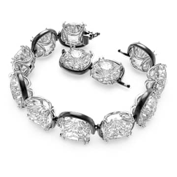 Harmonia 手链, 枕形切割, 白色, 混合金属润饰 - Swarovski, 5600047