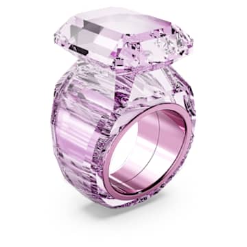 Lucent 个性戒指, 八角形切割, 粉红色 - Swarovski, 5600233