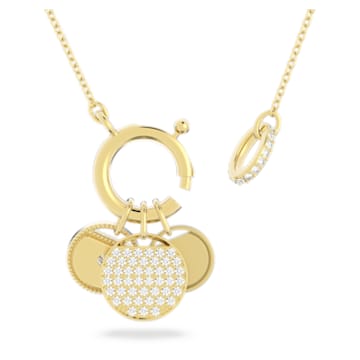 Ginger Charms necklace, Gold tone, Gold-tone plated - Swarovski, 5604197