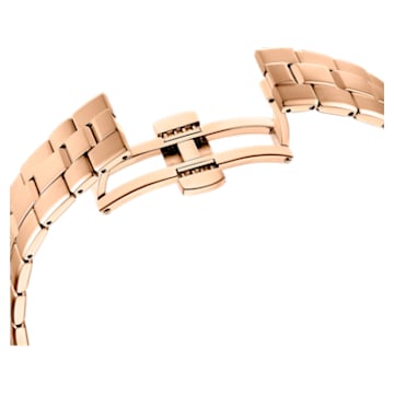 Octea Lux Sport watch, Swiss Made, Metal bracelet, Rose gold tone, Rose gold-tone finish - Swarovski, 5610469