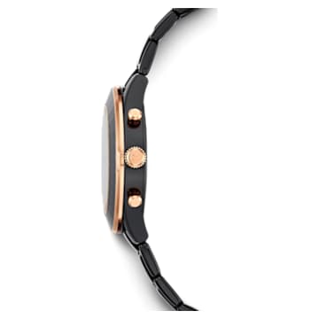 Octea Lux Sport 腕表, 瑞士制造, 金属手链, 黑色, 黑色润饰 - Swarovski, 5610472