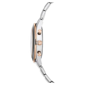 Octea Lux Sport watch, Swiss Made, Metal bracelet, Silver tone, Stainless steel - Swarovski, 5610494