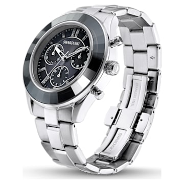 Octea Lux Sport 腕表, 瑞士制造, 金属手链, 黑色, 不锈钢 - Swarovski, 5610520