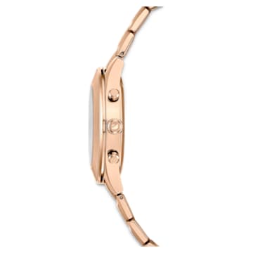Octea Lux Sport watch, Swiss Made, Metal bracelet, Rose gold tone, Rose gold-tone finish - Swarovski, 5612194