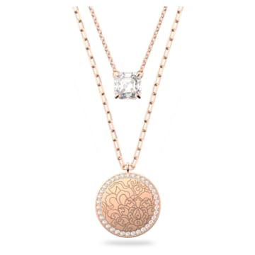 唐嫣同款心相莲七夕情人节系列大奖章项链- Swarovski, 5615190
