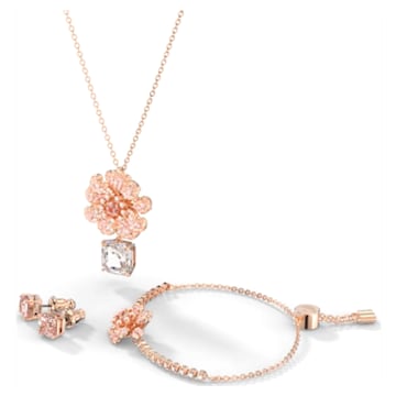 唐嫣同款心相莲七夕情人节系列首饰三件套 - Swarovski, 5615359