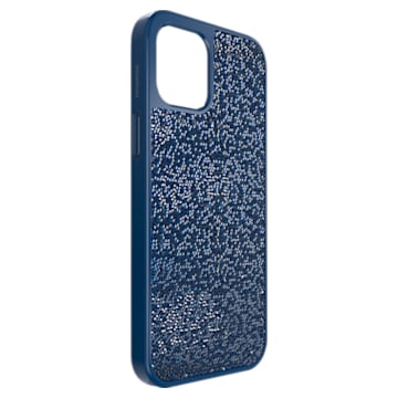 Glam Rock smartphone case, iPhone® 12 Pro Max, Blue - Swarovski, 5616362