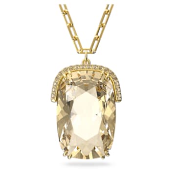 Harmonia pendant, Oversized crystal, Gold tone, Gold-tone plated - Swarovski, 5616514