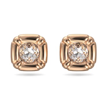 Dulcis 耳钉, 枕形切割, 玫瑰金色调 - Swarovski, 5617910