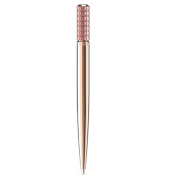 Ballpoint pen, Pink, Rose gold-tone plated - Swarovski, 5618146