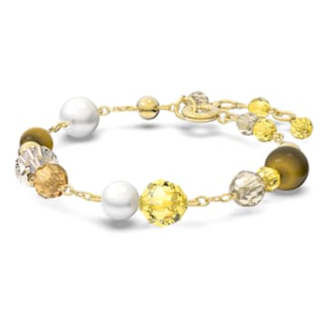 Somnia bracelet, Multicolored, Gold-tone plated - Swarovski, 5618298