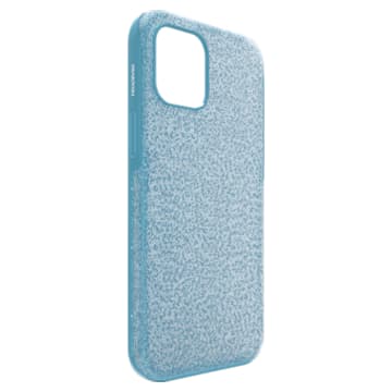 High smartphone case, iPhone® 12 Pro Max, Blue - Swarovski, 5622306