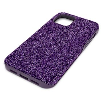 High smartphone case, iPhone® 12/12 Pro, Purple - Swarovski, 5622309