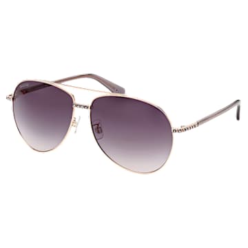 太阳眼镜, 渐变色飞行员形, SK0343-H 33B, 黑色 - Swarovski, 5625299