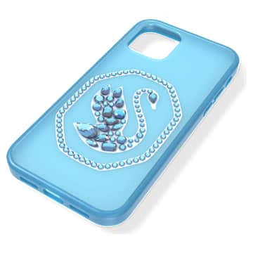 Smartphone case, Swan, iPhone® 12/12 Pro, Blue - Swarovski, 5625622
