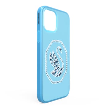 Smartphone 套, 天鹅, iPhone® 12 Pro Max, 蓝色 - Swarovski, 5625623