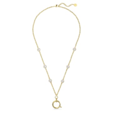 Curiosa necklace, Gold tone, Gold-tone plated - Swarovski, 5629491