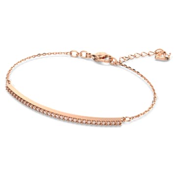 Only bracelet, White, Rose gold-tone plated - Swarovski, 5632063