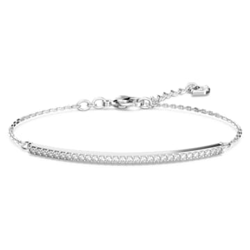 Only bracelet, White, Rhodium plated - Swarovski, 5632066