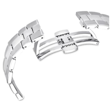 Octea Lux Sport watch, Swiss Made, Metal bracelet, Purple, Stainless steel - Swarovski, 5632484