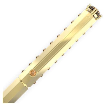 Ballpoint pen, Classic, Yellow, Gold-tone plated - Swarovski, 5634417