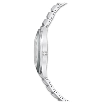 37mm watch, Swiss Made, Metal bracelet, Silver tone, Stainless steel - Swarovski, 5634648
