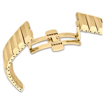 37mm 腕表, 瑞士制造, 金属手链, 金色, 金色调润饰 - Swarovski, 5635450