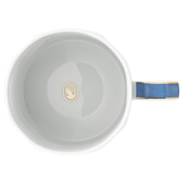 Signum mug with lid, Porcelain, Blue - Swarovski, 5635534