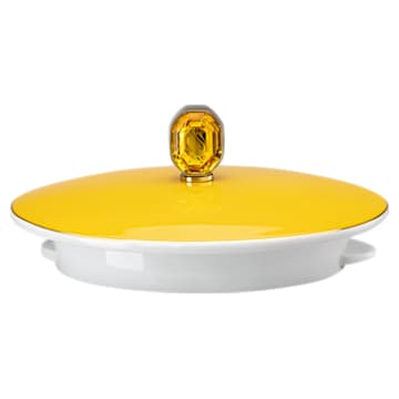 Signum teapot, Porcelain, Small, Yellow - Swarovski, 5635549