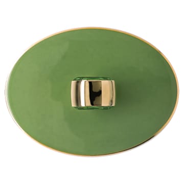 Signum creamer jug, Porcelain, Green - Swarovski, 5635565