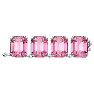 Millenia 延长链, 八角形切割, 粉红色, 镀铑 - Swarovski, 5635624