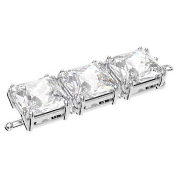 Millenia extender, Square cut, White, Rhodium plated - Swarovski, 5635634