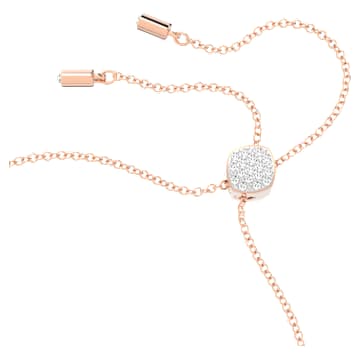 Lilia 手链, 蝴蝶, 白色, 镀玫瑰金色调 - Swarovski, 5636430