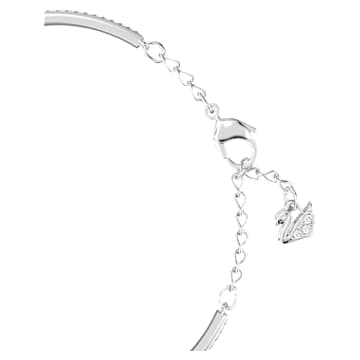 Generation 手镯, 白色, 镀铑 - Swarovski, 5636592
