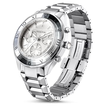 39mm 腕表, 瑞士制造, 金属手链, 银色, 不锈钢 - Swarovski, 5641297