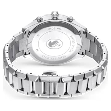 39mm 腕表, 瑞士制造, 金属手链, 银色, 不锈钢 - Swarovski, 5641297