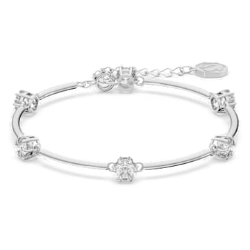 Constella 手镯, 圆形切割, 白色, 镀铑 - Swarovski, 5641680