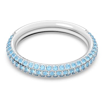 Stone 戒指, 密镶, 蓝色, 镀铑 - Swarovski, 5642902