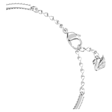 Swarovski Sparkling Dance bangle, Clover, Blue, Rhodium plated - Swarovski, 5642922