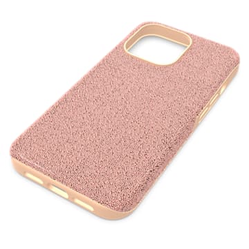 High smartphone case, iPhone® 13 Pro, Rose gold tone - Swarovski, 5643038