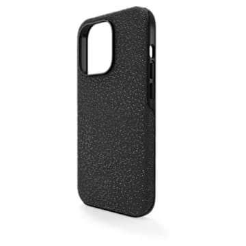 High smartphone case, iPhone® 14 Pro, Black - Swarovski, 5644912