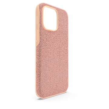 High smartphone case, iPhone® 14 Pro Max, Rose gold tone - Swarovski, 5644923