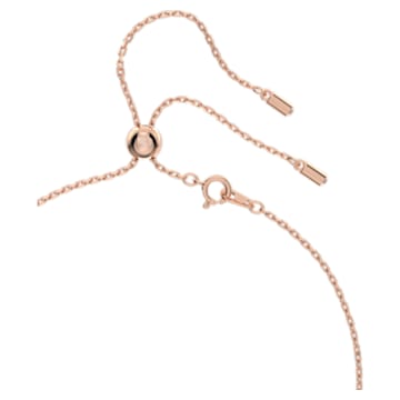 Stella Y形项链, 风筝型切割, 星星, 白色, 镀玫瑰金色调 - Swarovski, 5645383