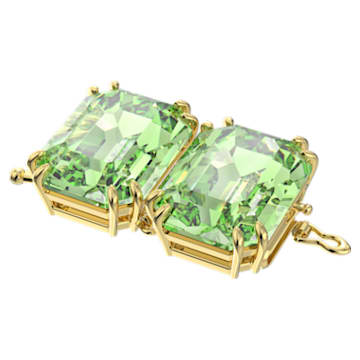Millenia extender, Octagon cut, Green, Gold-tone plated - Swarovski, 5645617