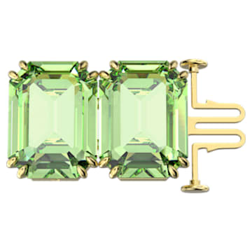 Millenia extender, Octagon cut, Green, Gold-tone plated - Swarovski, 5645622