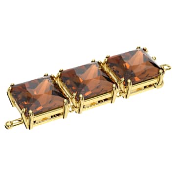 Millenia extender, Square cut, Brown, Gold-tone plated - Swarovski, 5645623