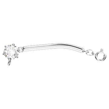 Constella extender, Round cut, White, Rhodium plated - Swarovski, 5645627