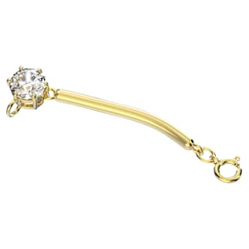 Constella 延长链, 圆形切割, 白色, 镀金色调 - Swarovski, 5645633